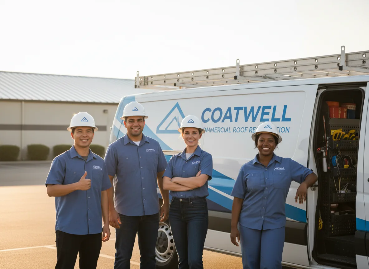 Commercial roof coating company in Riceville, IA